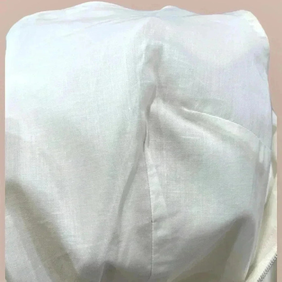 Vintage 1960’s handmade cocktail holiday satin White wedding party Dress-XS/S - Picture 9 of 12